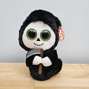 Ty Beanie Boos GRIMM the Halloween Ghost Sickle 6" NWT